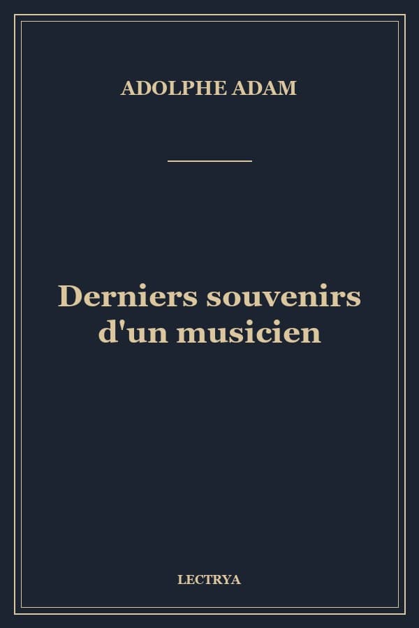 Derniers souvenirs d'un musicien