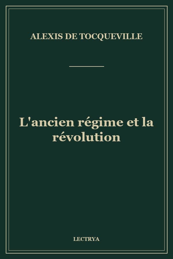 L'ancien régime et la révolution