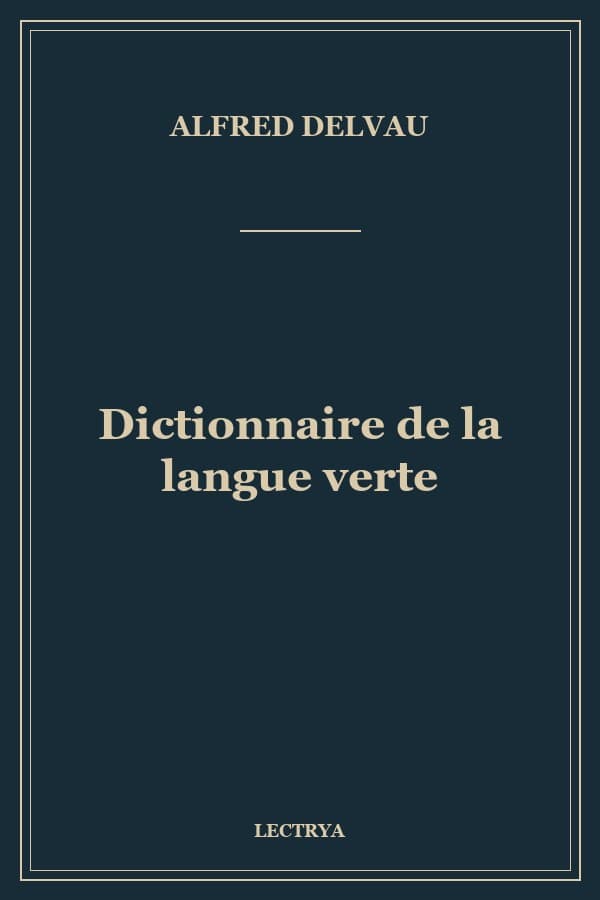 Dictionnaire de la langue verte