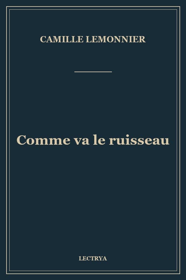 Comme va le ruisseau