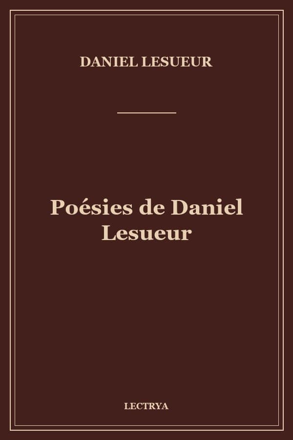 Poésies de Daniel Lesueur