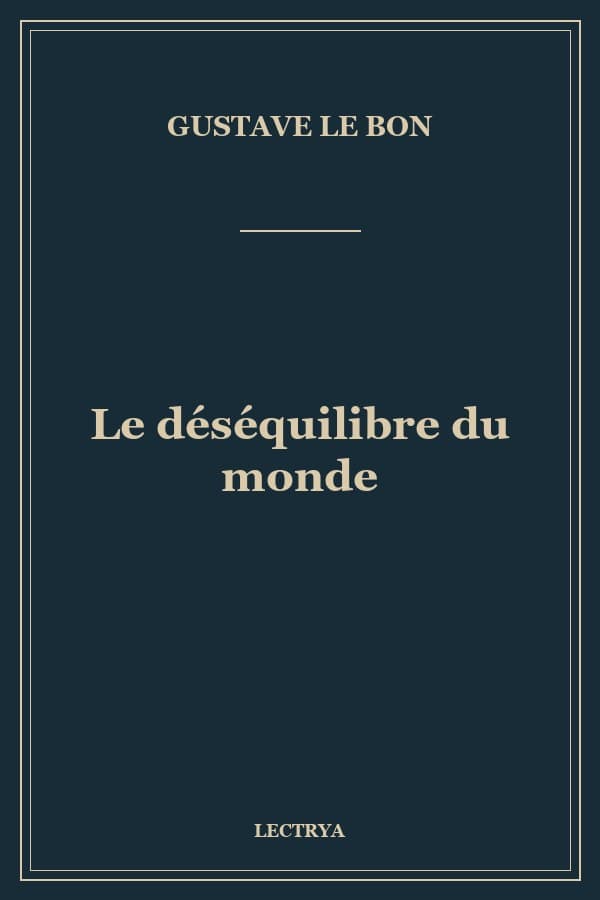 Le déséquilibre du monde