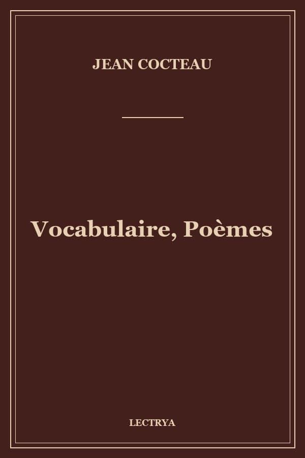 Vocabulaire, Poèmes