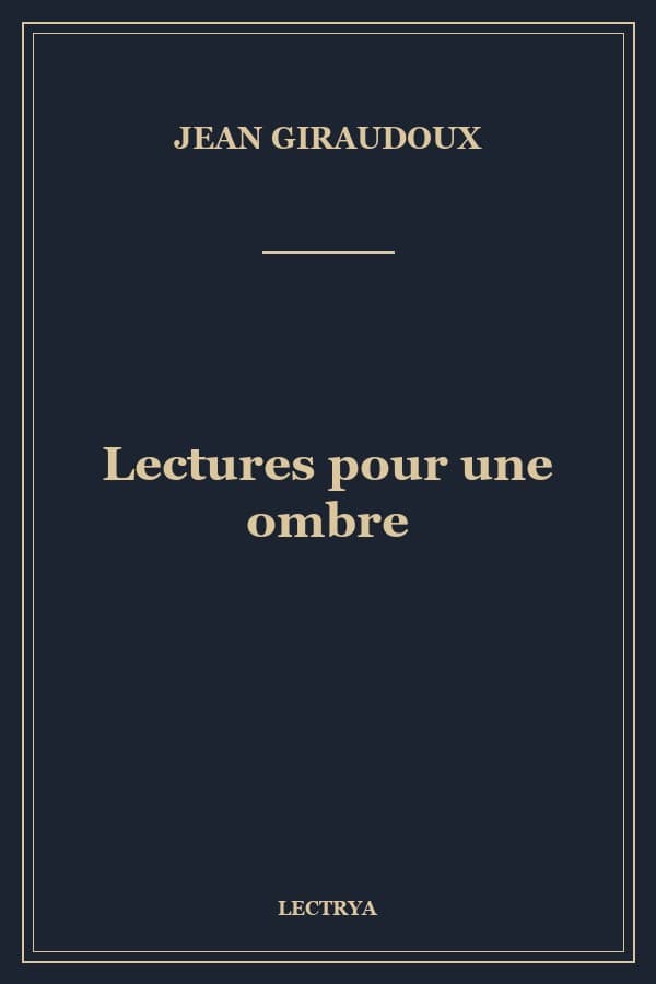 Lectures pour une ombre