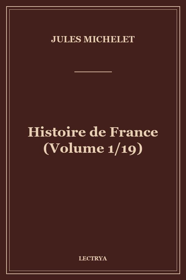 Histoire de France (Volume 1/19)
