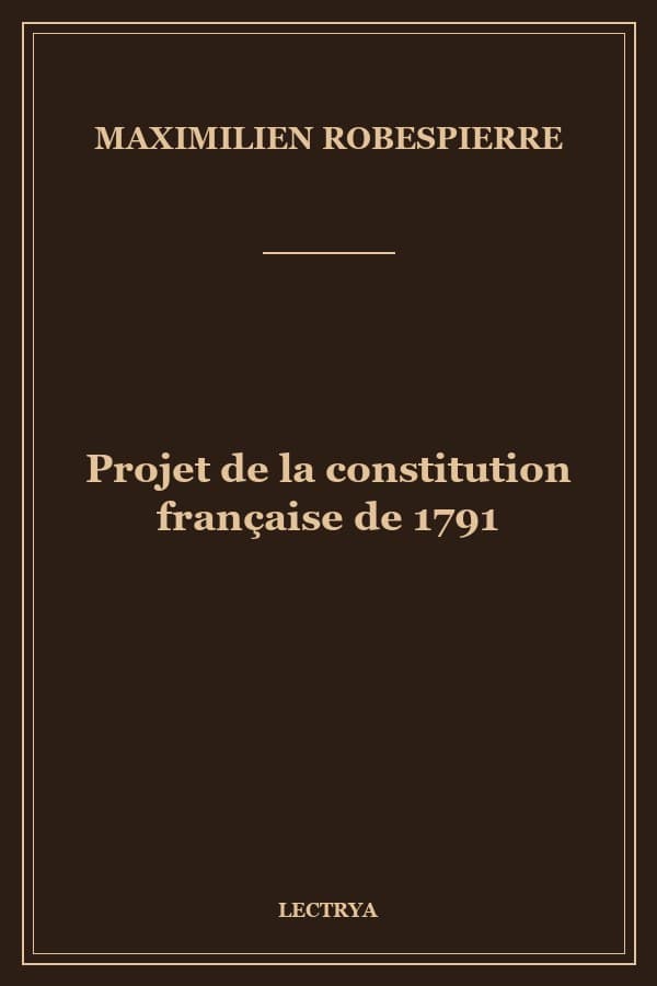 Projet de la constitution française de 1791